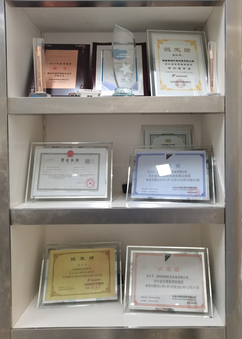閩湘榮譽資質展示